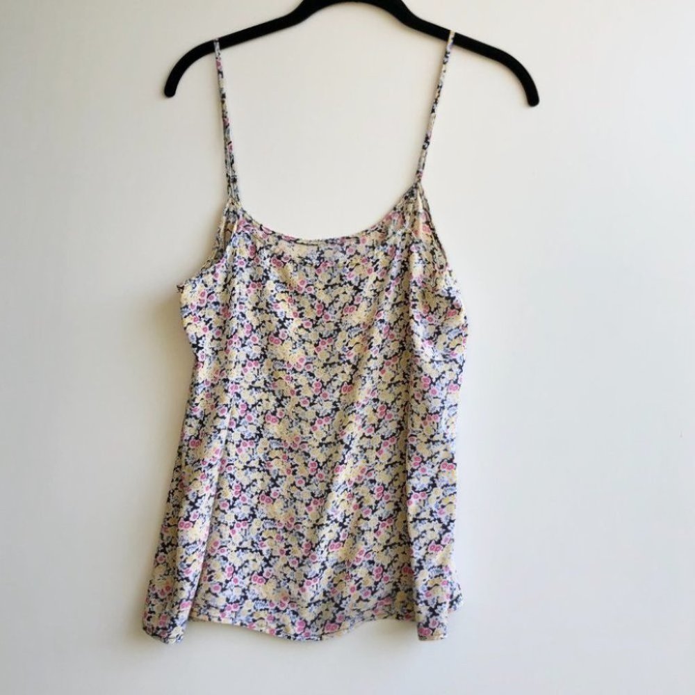 Equipment 100% Silk Multi Floral Camisole Top